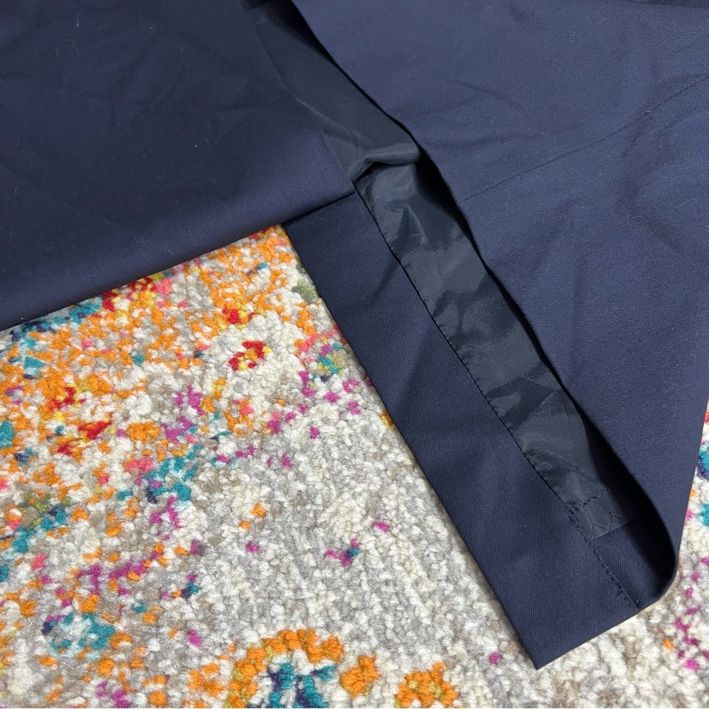 Lafayette 148‎ Navy Blue Wool Blend Pencil Skirt - Picture 10 of 11
